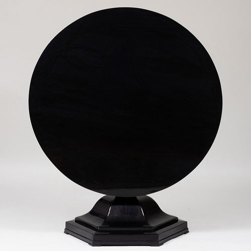 BIEDERMEIER BLACK LACQUER CENTER