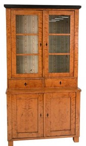 BIEDERMEIER CABINET IN TWO PAR