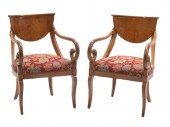 BIEDERMEIER CARVED FRUITWOOD A