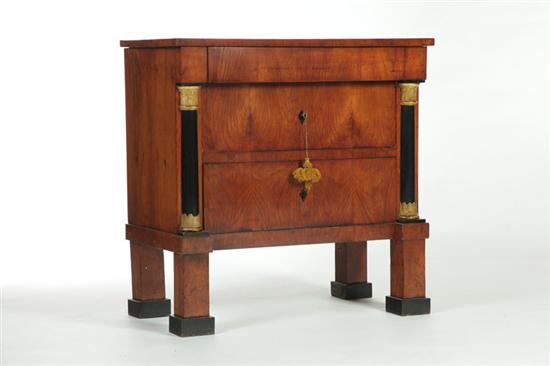 BIEDERMEIER COMMODE.  European  2nd