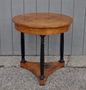 BIEDERMEIER EBONIZED ASH CENTE