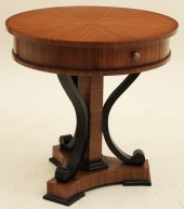 BIEDERMEIER FORMED ONE DRAWER