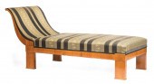 BIEDERMEIER FRUITWOOD CHAISE L