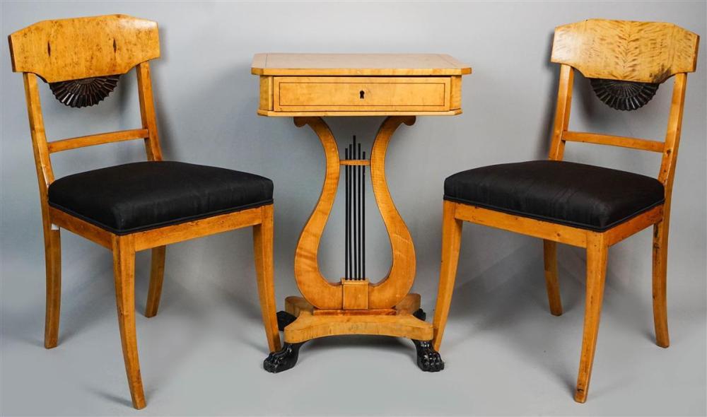 BIEDERMEIER FRUITWOOD SIDE TABLE