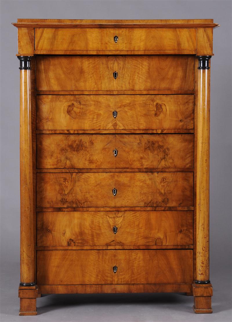 BIEDERMEIER FRUITWOOD VENEERED