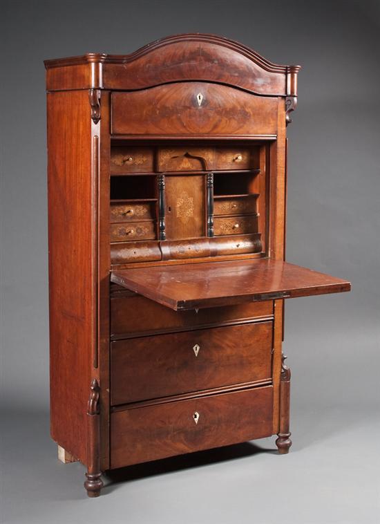 Biedermeier inlaid mahogany