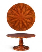 BIEDERMEIER INLAID MAHOGANY TI