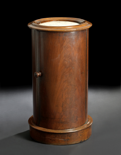 Biedermeier Mahogany and Marble-Top