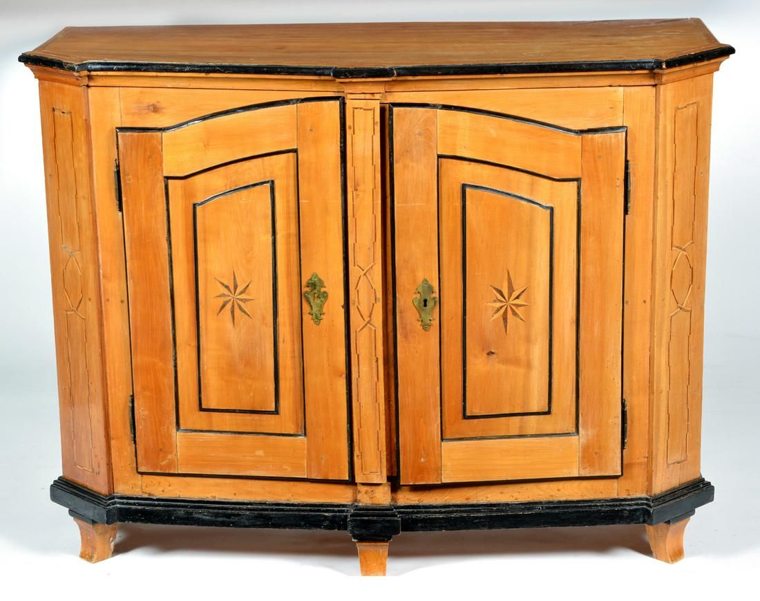 BIEDERMEIER MARQUETRY SIDEBOARD,