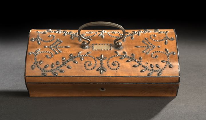 Biedermeier Nailhead-Decorated