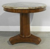 BIEDERMEIER PERIOD MARBLE TOPP