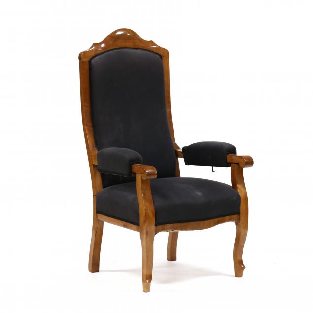 BIEDERMEIER RECLINING ARMCHAIR