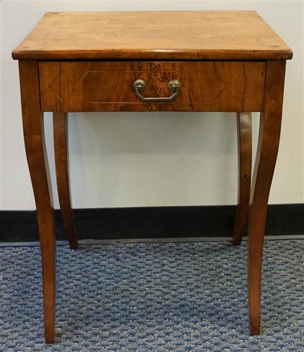 BIEDERMEIER SATINWOOD MARQUETRY