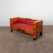BIEDERMEIER SATINWOOD SOFA, MI