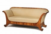 BIEDERMEIER SOFA - Flame Mahog