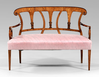 Biedermeier stencil-decorated