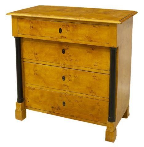 BIEDERMEIER STYLE BURLED BIRCH