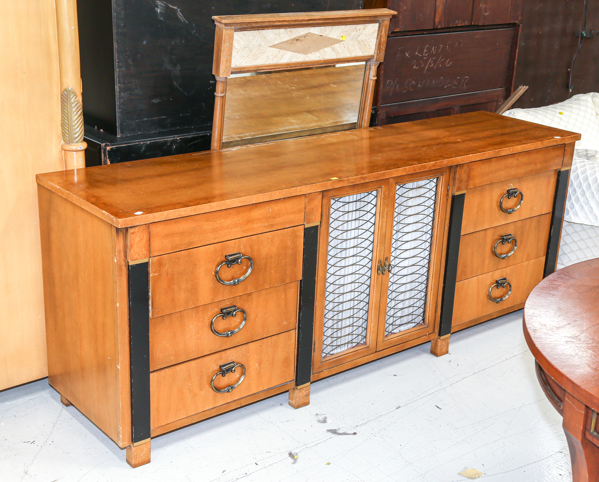 BIEDERMEIER STYLE DRESSER &