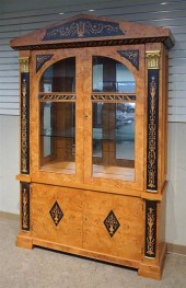 BIEDERMEIER STYLE FAUX MARQUET