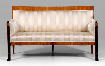 Biedermeier style fruitwood and