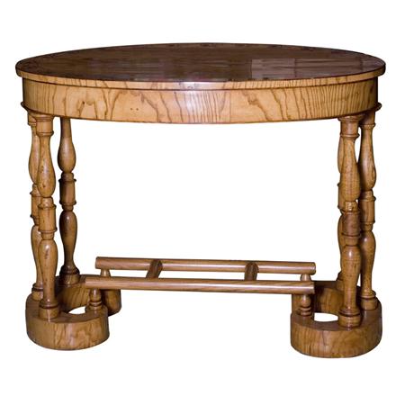 Biedermeier Style Inlaid Birch