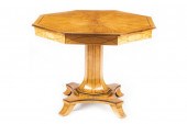 BIEDERMEIER-STYLE INLAID BURLW