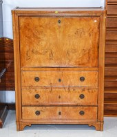 BIEDERMEIER STYLE INLAID ELM S