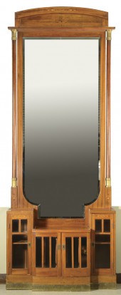 BIEDERMEIER STYLE INLAID MAHOG