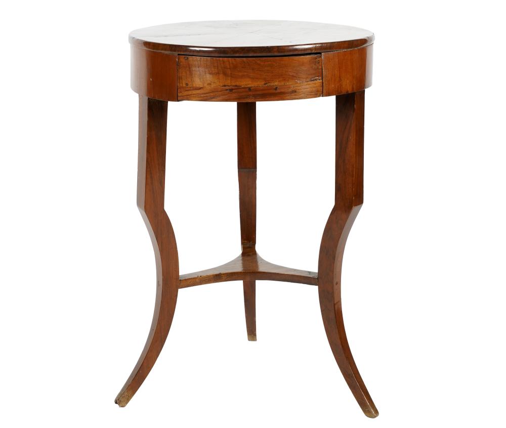 BIEDERMEIER-STYLE LAMP TABLEthe