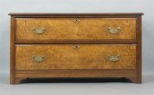 BIEDERMEIER STYLE LOW CHEST OF