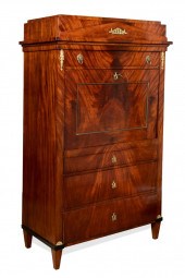 BIEDERMEIER STYLE MAHOGANY SEC