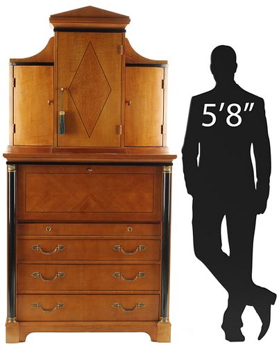 BIEDERMEIER STYLE PARCEL-EBONIZED