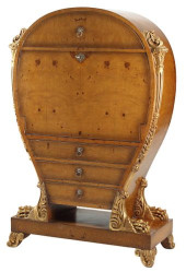 BIEDERMEIER STYLE PARCEL-GILT