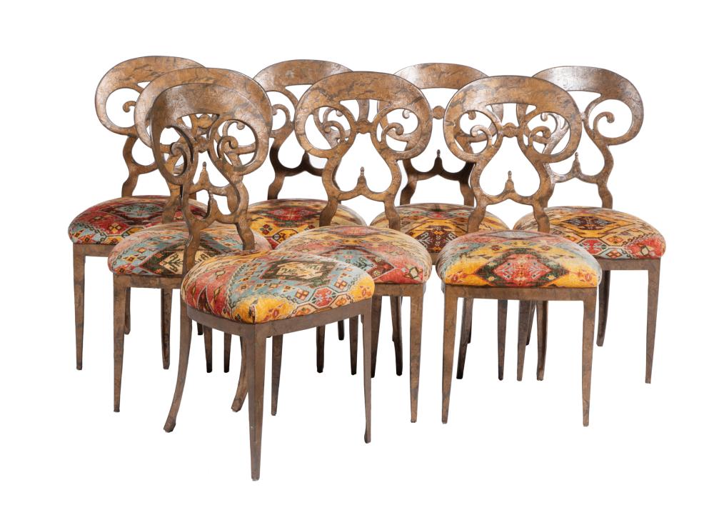 BIEDERMEIER-STYLE PATINATED METAL