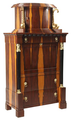 BIEDERMEIER STYLE SECRETAIRE