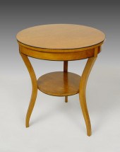 BIEDERMEIER STYLE SIDE TABLE: