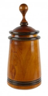 BIEDERMEIER STYLE WOOD URNAnti