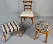 BIEDERMEIER WALNUT SIDE CHAIR
