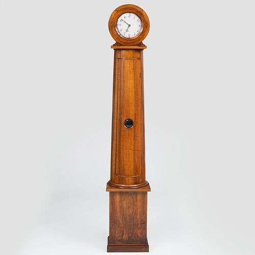 BIEDERMEIER WALNUT TALL CASE