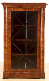 BIEDERMEIER WALNUT VENEERED BO
