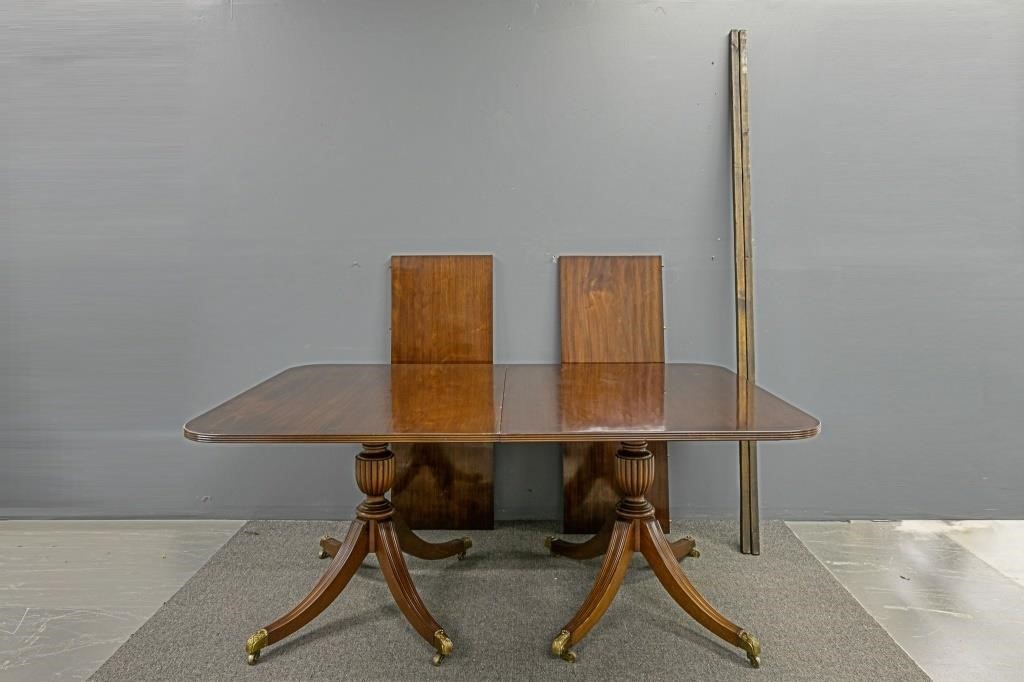 Biggs double pedestal banquet table