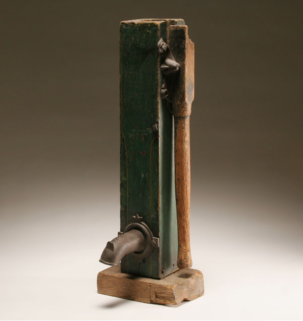 Biggs Hoosier wooden pitcher