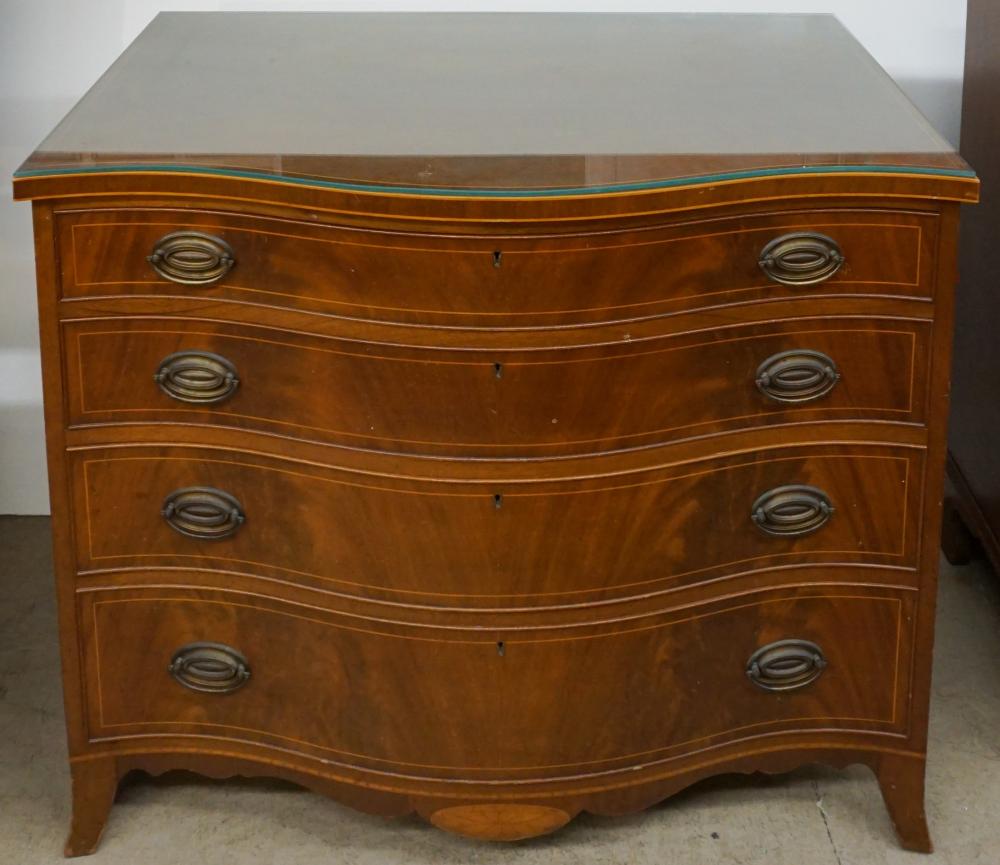 BIGGS SATINWOOD INLAID MAHOGANY
