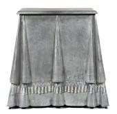 BIJOU DRAPE METAL CONSOLE TABL