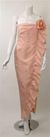Bill Blass pink strapless even