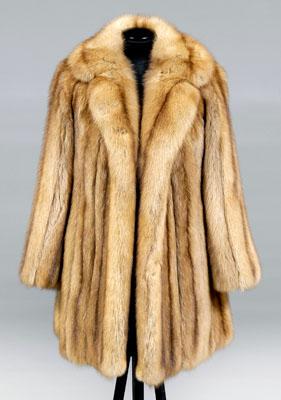 Bill Blass sable fur coat,