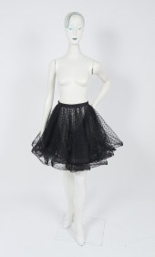 BILL BLASS SHEER LAYERED POLKA