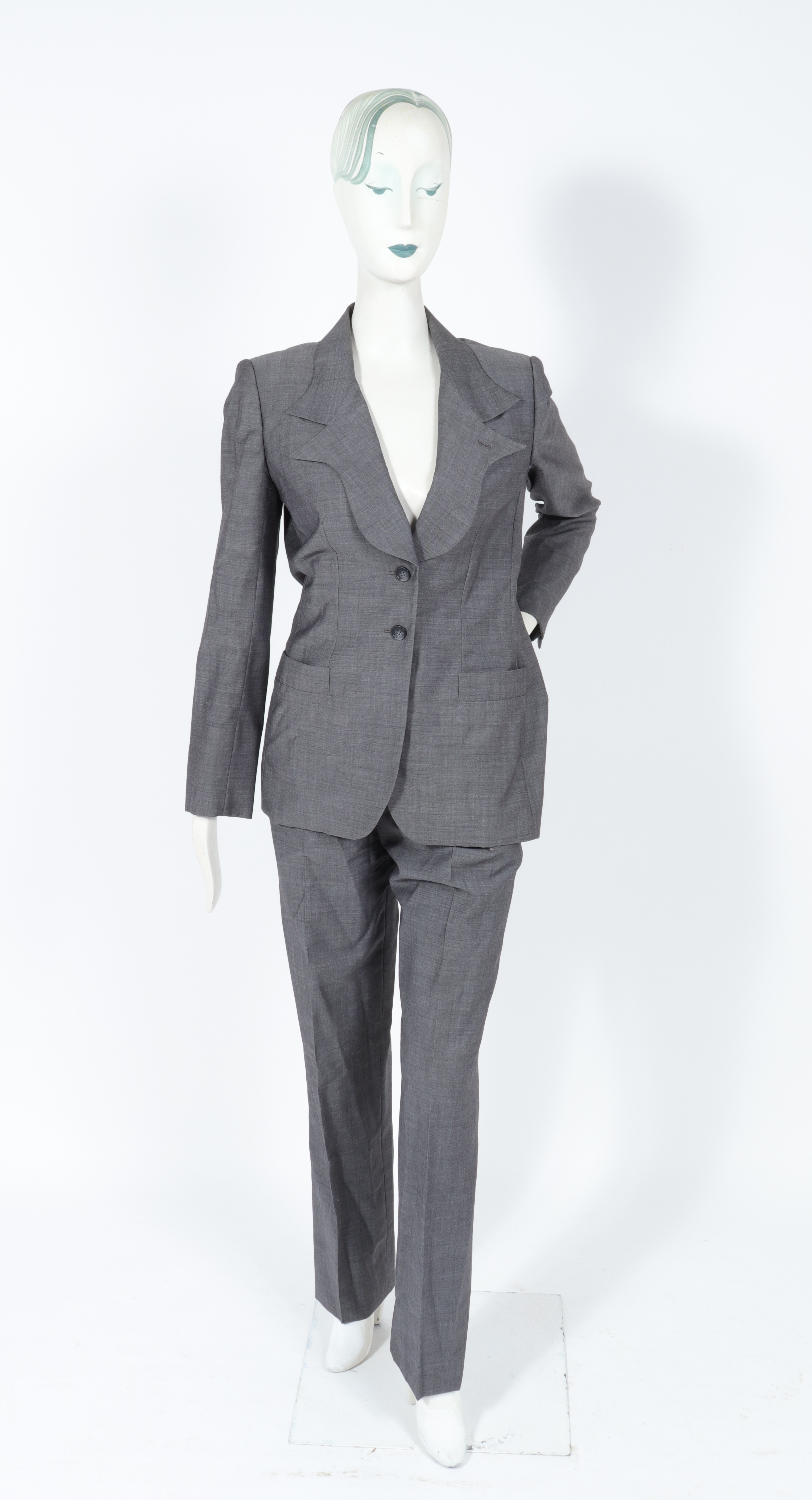 BILL BLASS TAILORED WOOL PANT