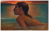 BILL BRAUER (B. 1939), "DUSK A