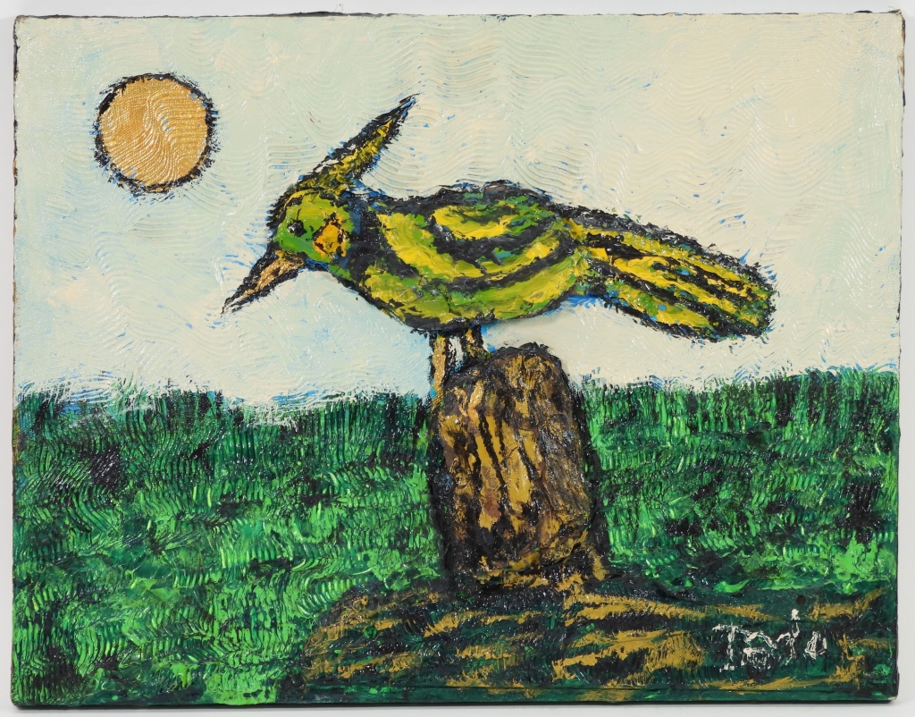 BILL COMEAU ABSTRACT AVIAN MIXED